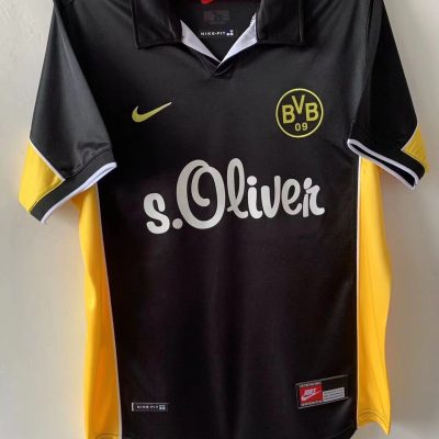 98/00 Dortmund Away Retro Soccer Jersey