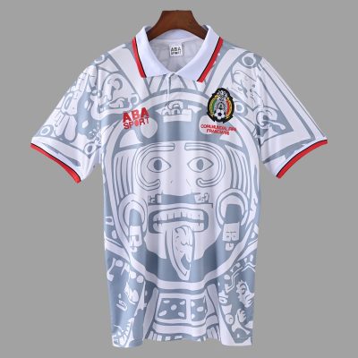 1998 Mexico Away Retro Soccer Jersey