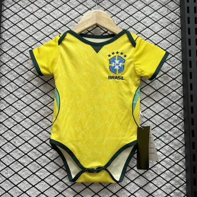 2026 Brazil Home Baby Jersey
