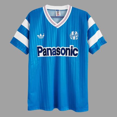 89/91 Marseille Away Retro Soccer Jesrey