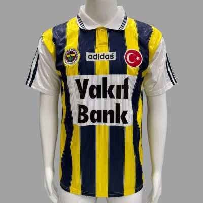 96/97 Fenerbahce Home Retro Soccer Jersey
