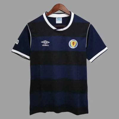 1982 Scotland Home Retro Soccer Jersey