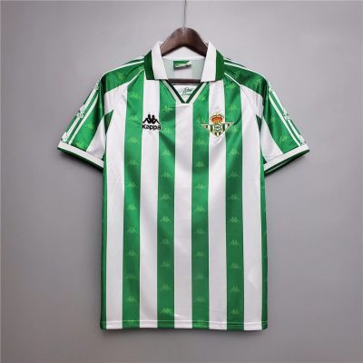 95/96 Real Betis Home Retro Soccer Jersey