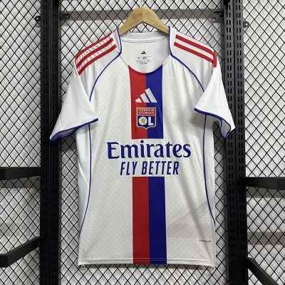 25/26 Lyon Home Soccer Jersey