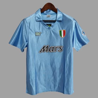 90/91 Napoli Home Retro Soccer Jersey