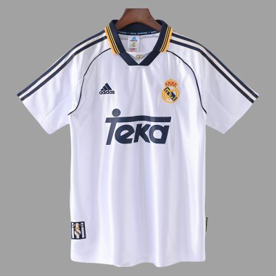 98/00 Real Madrid Home Retro Soccer Jersey