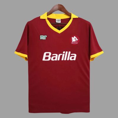 89/90 Roma Home Retro Soccer Jersey