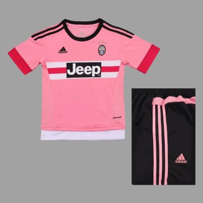 15/16 Juventus Away Kids Retro Soccer Jersey Size 16-28