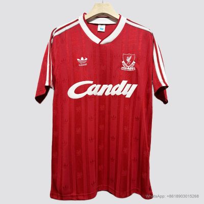 88/89 Liverpool home Retro soccer jersey