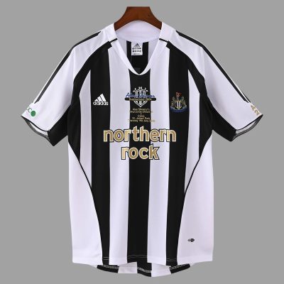 2006 Newcastle United SHEARER Testimonial Home Retro Soccer Jersey
