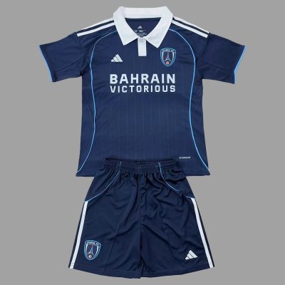 25/26 Paris FC Home Kids Soccer Jersey Size 16-28
