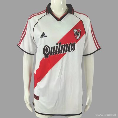 00/01 River Plate Home Retro Soccer Jersey