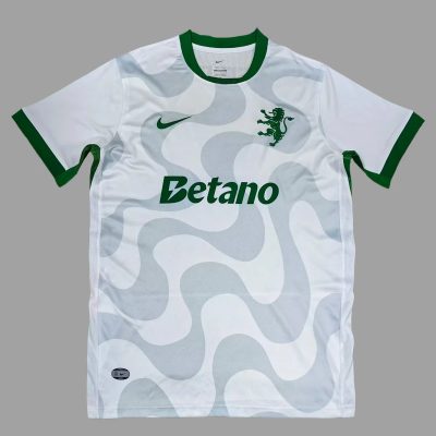 25/26 Sporting CP Lisbon Away White Soccer Jersey