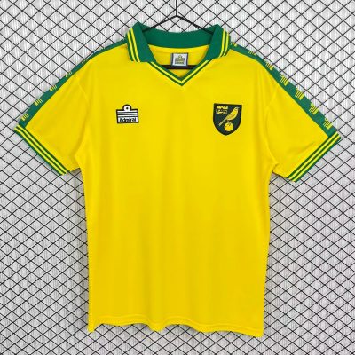 76/81 Norwich City Home Retro Soccer Jersey