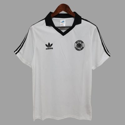 1980 Germany Home Retro Soccer Jersey
