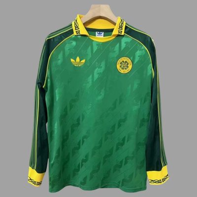 24/25 Celtic Long Sleeve Retro Soccer Jersey