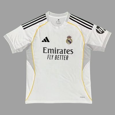 25/26 Real Madrid Home Soccer Jersey