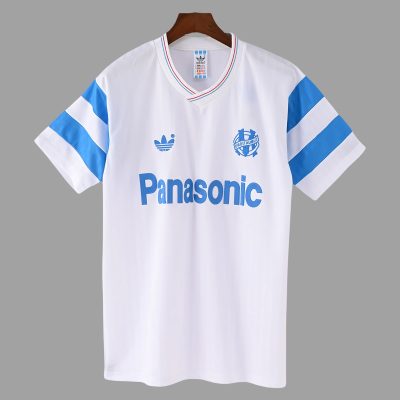 89/91 Marseille Home Retro Soccer Jesrey