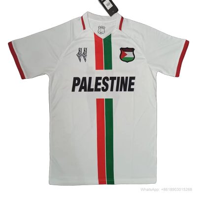 23/24 Palestino Deportivo home white jersey yupoo