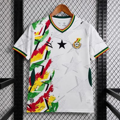 2026 Ghana Concept Home White Cultural Soccer Jersey