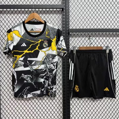 25/26 Real Madrid Avengers Pre-Match Kids Jersey Size 16-28