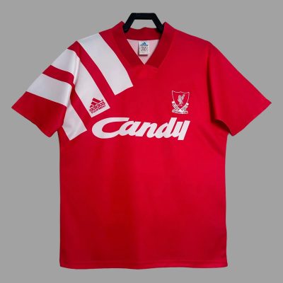 91/92 Liverpool Home Retro Soccer Jersey