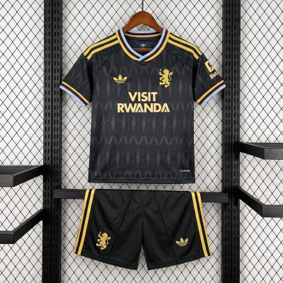 26/27 Aston Villa Away Kids Soccer Jersey
