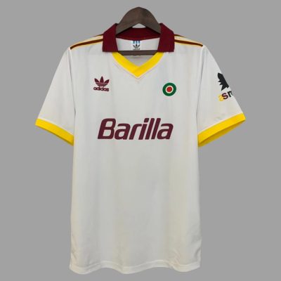 91/92 Roma Away Retro Soccer Jersey