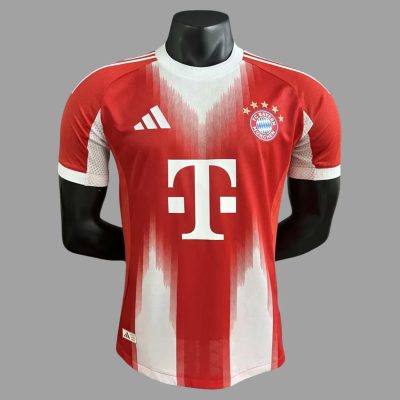 25/26 Bayern Munich Home Player Version Soccer Jersey