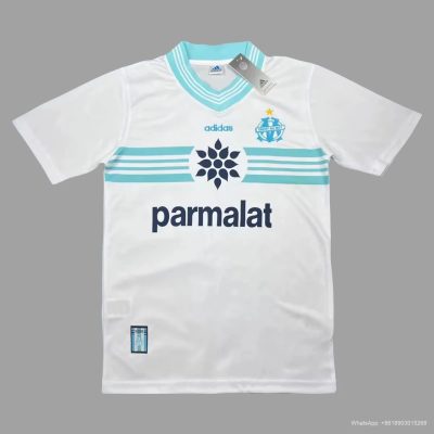 96/97 Marseille Home Retro Soccer Jersey