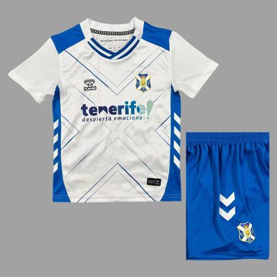 25/26 Tenerife Home Kids Soccer Jersey Size 16-28