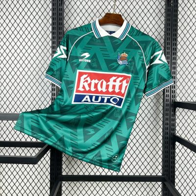 95/96 Real Sociedad Away Retro Soccer Jersey