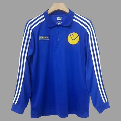 24/25 Leeds United Blue Long Sleeve Retro Soccer Jersey