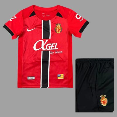 25/26 Mallorca Home Kids Soccer Jersey Size 16-28