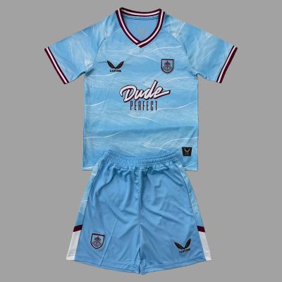 25/26 Burnley Away Kids Soccer Jersey Size 16-28