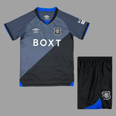 25/26 Rangers Third Kids Soccer Jersey Size 16-28