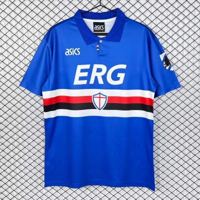 93/94 Sampdoria Home Retro Soccer Jersey