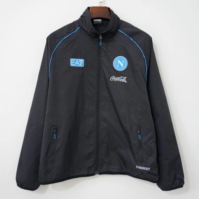 25/26 Napoli Black Windbreaker