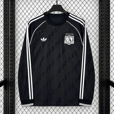 2026 Colo-Colo Originals Long Sleeve Black Lifestyle Soccer Jersey