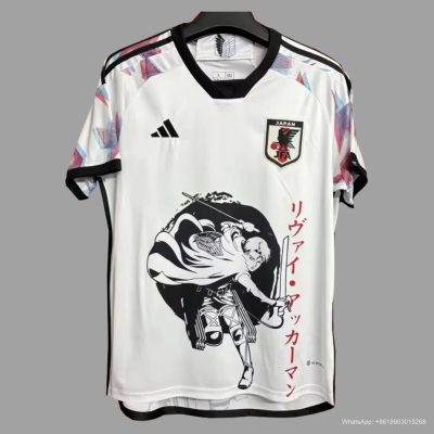 24/25 Japan Attack On Titan White Soccer Jersey