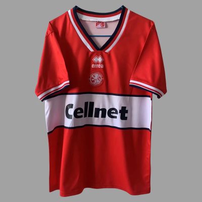 97/98 Middlesbrough Home Retro Soccer Jersey