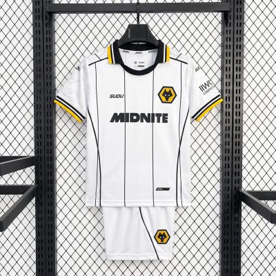 26/27 Wolverhampton Wanderers Wolves Away Kids Soccer Jersey