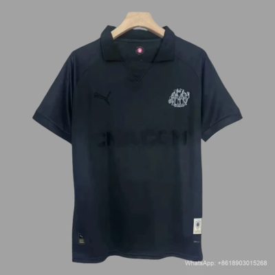24/25 Marseille 125 Years Anniversary Black Soccer Jersey