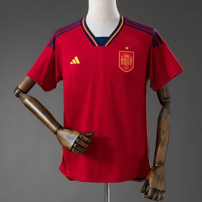 2022 Spain Home Retro Soccer Jersey