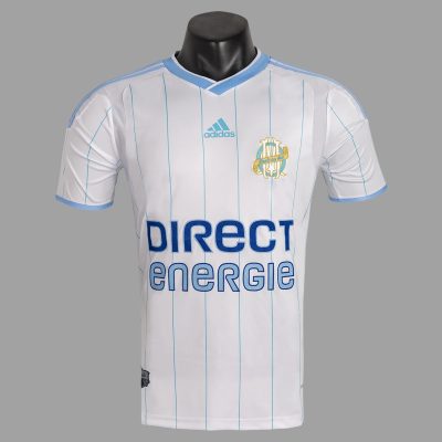 09/10 Marseille Home Retro Soccer Jersey