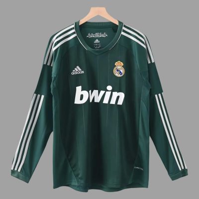 12/13 Real Madrid Third Long Sleeve Retro Soccer Jersey