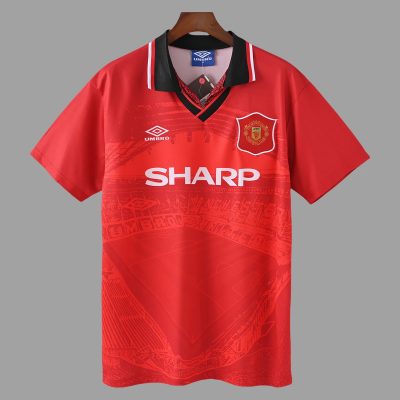 94/96 Manchester United Home Retro Soccer Jersey