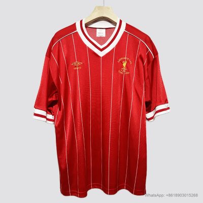 1984 Liverpool European Final Retro soccer jersey
