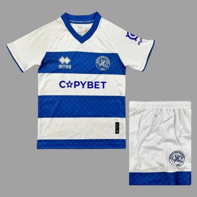 25/26 Queens Park Rangers QPR Home Kids Soccer Jersey Size 16-28