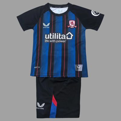 25/26 Middlesbrough Away Kids Soccer Jersey Size 16-28